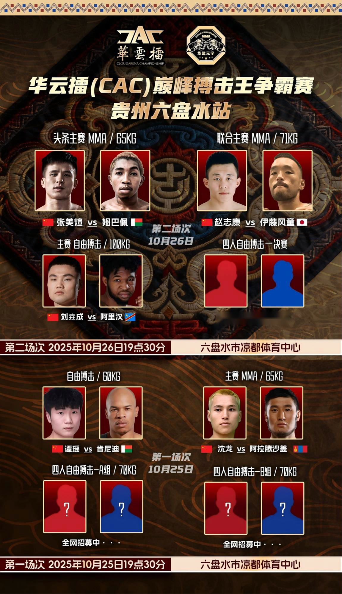 “窜山豹”张美煊领衔巅峰对决，格斗豪强齐聚贵州 (http://www.armanice.com/) 体育 第2张