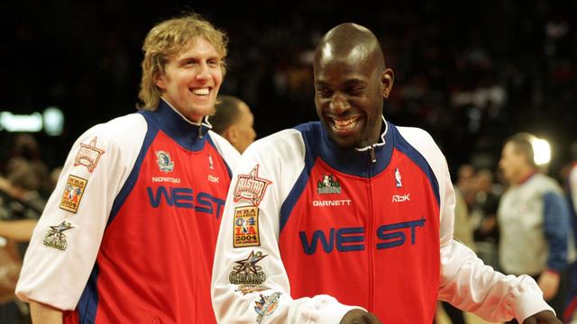 诺天王历史地位为何不如邓肯KG?邓肯无争议,KG或因攻守全能