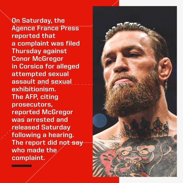 MMA巨星再出丑闻!带妻度假仍偷腥,性侵未遂+裸露被警方逮捕