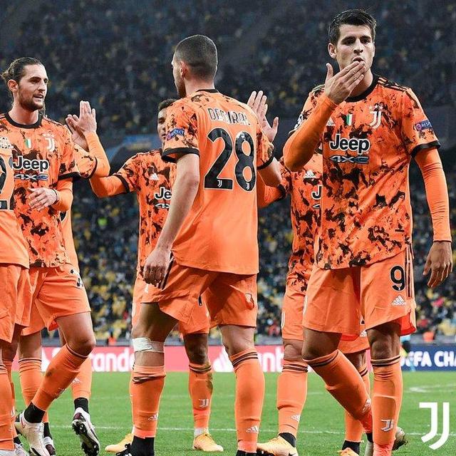 尤文2-0客胜基辅迪纳摩,莫拉塔梅开二度