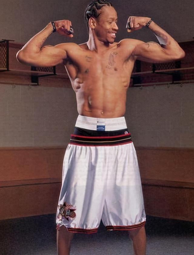 1米83的艾弗森天赋有多好？身材似魔鬼筋肉人 臂展惊人