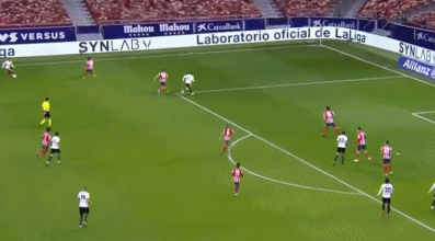 西甲-菲利克斯传射苏牙建功 马竞3-1逆转瓦伦西亚