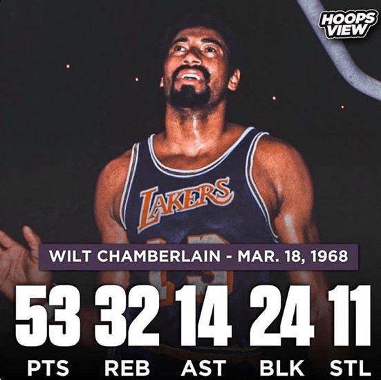 “篮球皇帝”张伯伦这5大纪录,后辈别说超越 连挑战勇气都没有