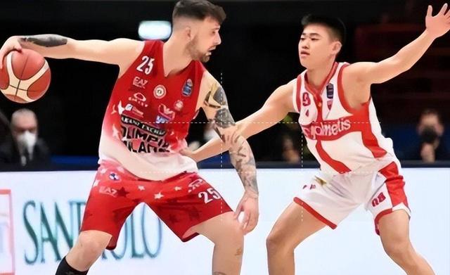 中国16岁篮球少年赵维伦，意甲首秀！未来的希望，他的表现如何？