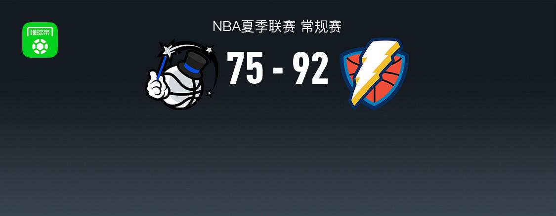 NBA夏季联赛战报：雷霆92-75魔术取NBA夏季联赛3连胜，阿杰伊-米切尔27+7+4 (http://www.jingganghuifeng.com.cn/) 体育 第1张