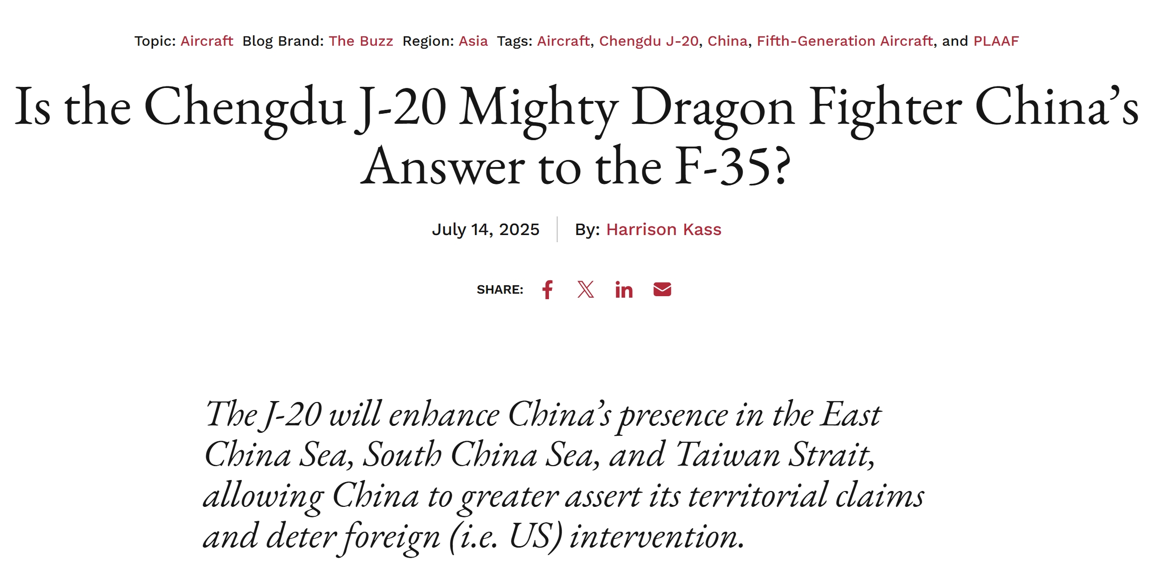 美国军媒狠夸歼-20S，我们正明确未来空战模式 (http://www.jingganghuifeng.com.cn/) 体育 第6张