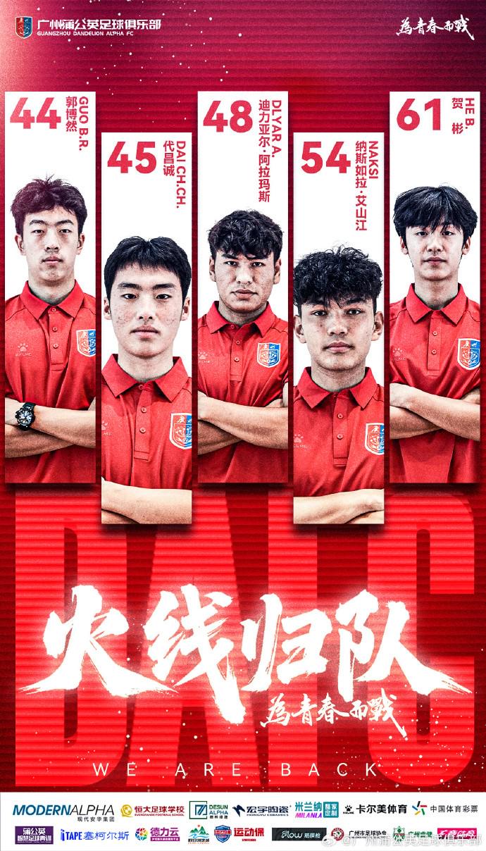 官方：郭博然等5名出自恒大足校的小将进入广州蒲公英一线队 (http://www.xuexiaoyu.cn/) abs 第1张