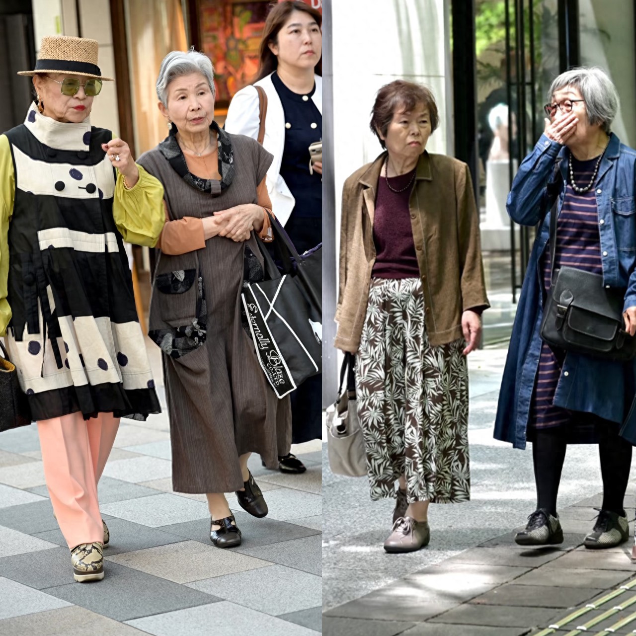 日本奶奶才是老年时尚标杆！裙不上膝、鞋穿平底，看似简约却高级 (http://www.tiidu.cn/) 娱乐 第1张