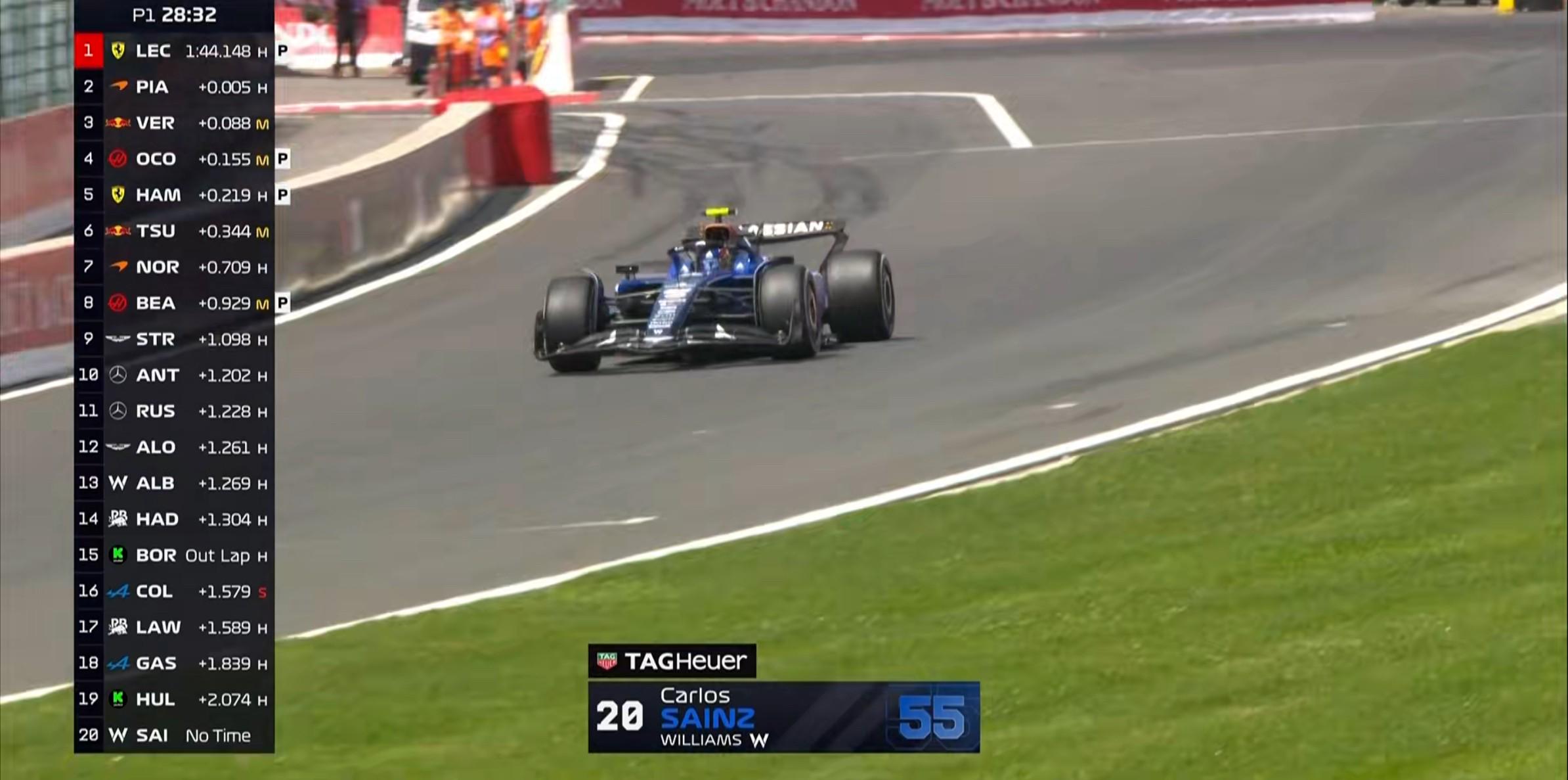 F1比利时站一练：皮亚斯特里领跑，维斯塔潘第2，勒克莱尔第5 (http://www.jingganghuifeng.com.cn/) 体育 第6张