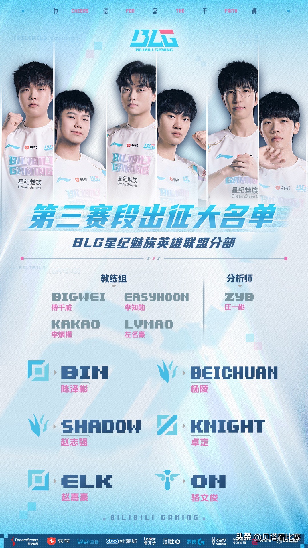 BLG官宣新打野shadow加入！教练组补强Kakao！粉丝绝望：完蛋了 (http://www.armanice.com/) 体育 第4张