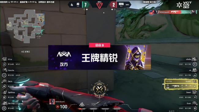 VCTCN：GuanG英雄五杀难挽狂澜，AG让一追二2:1力克NOVA (http://www.armanice.com/) 体育 第6张