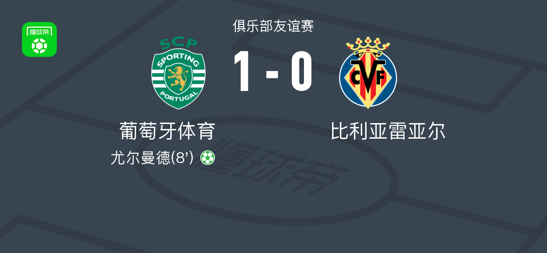 葡萄牙体育1-0比利亚雷亚尔，尤尔曼德点射制胜 (http://www.jingganghuifeng.com.cn/) 体育 第1张