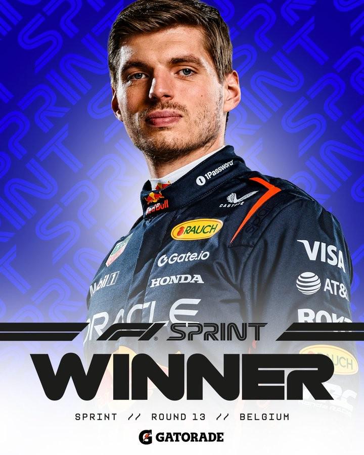 F1比利时冲刺赛：维斯塔潘冠军，迈凯伦二三带回 (http://www.smallgear.cn/) 体育 第1张