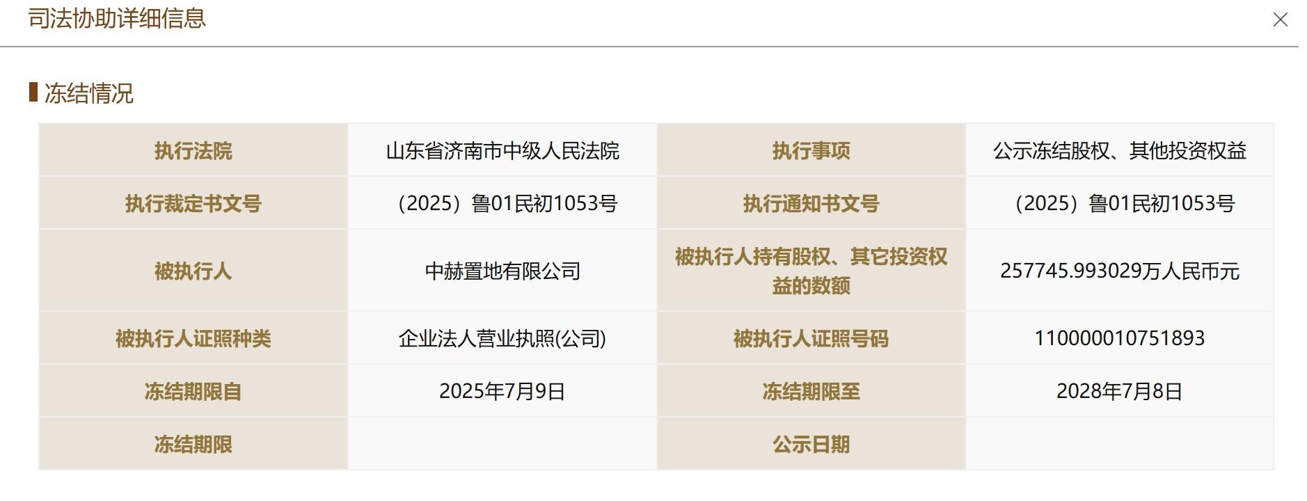 又一次，中赫置地所持的国安俱乐部股权再次被冻结 (http://www.busunion.cn/) xiami 第2张