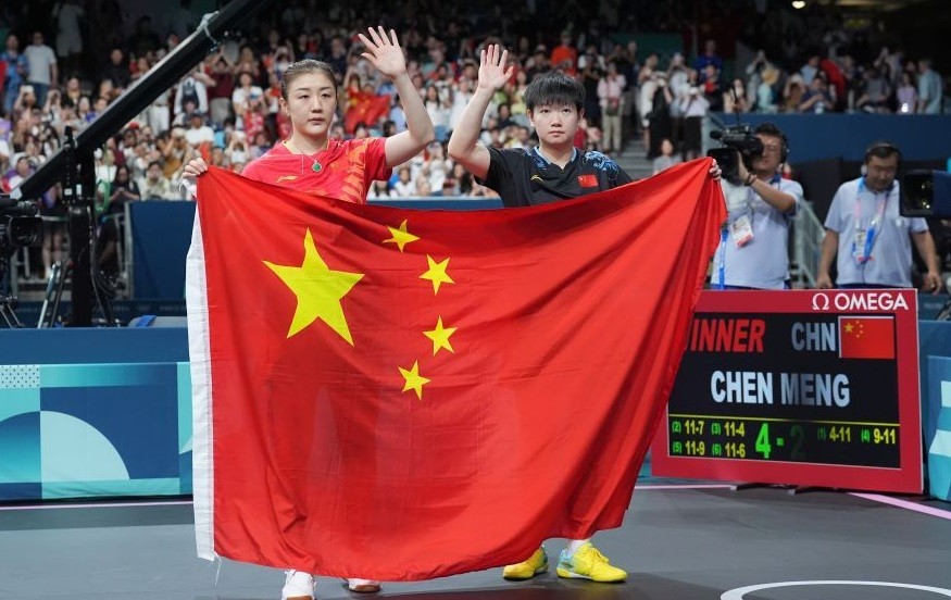 一年前巴黎奥运击败孙颖莎，陈梦蝉联冠军，追平张怡宁邓亚萍记录 (http://www.jingganghuifeng.com.cn/) 体育 第7张