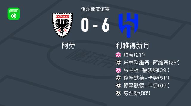 利雅得新月6-0狂胜阿劳，穆罕默德-卡努梅开二度，努涅斯破门 (http://www.xuexiaoyu.cn/) abs 第1张