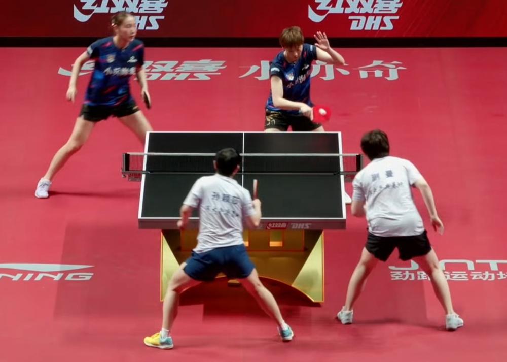 乒超联赛：两大奥运冠军交手！王曼昱3-2险胜，孙颖莎双打惜败 (http://www.xuexiaoyu.cn/) abs 第3张
