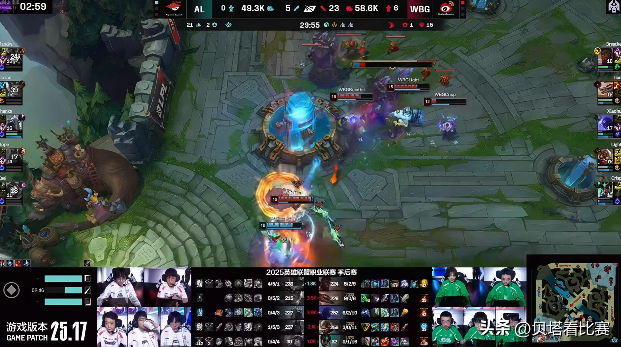 WBG3-2击败AL，晋级胜者组！极限埋伏击杀Kael，AL惨遭突然死亡 (http://www.xuexiaoyu.cn/) abs 第4张