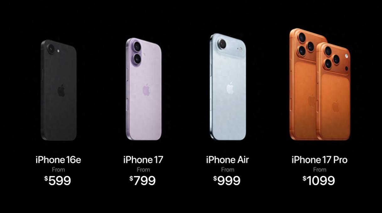 iPhone 17系列登场，一文看清标准版、Air版、Pro版谁更值得买 (http://www.armanice.com/) 体育 第1张