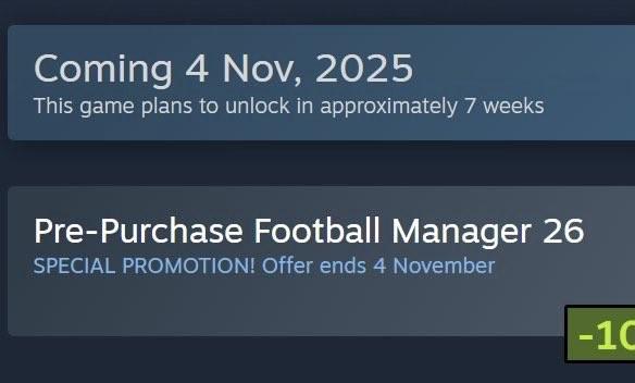 Steam显示，FM2026将在11月4日发售，售价为268元 (http://www.tiidu.cn/) 娱乐 第2张