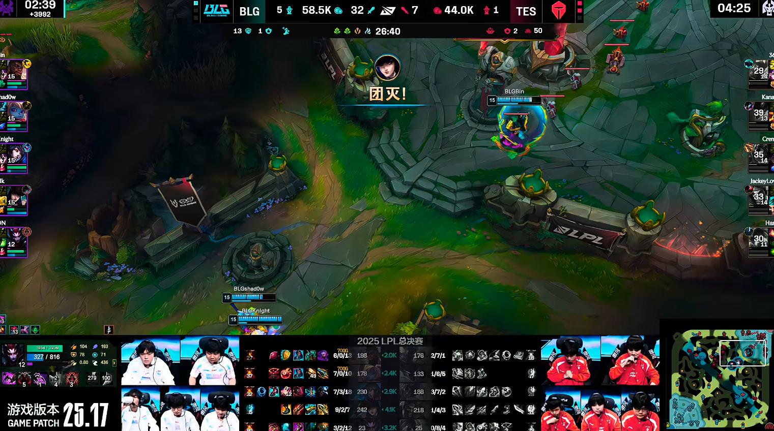 LPL：Knight阿卡丽绕后切入摧毁双C，BLG 3-2击败TES勇夺LPL总冠军 (http://www.xuexiaoyu.cn/) abs 第9张