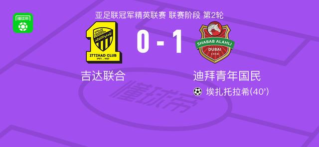 迪拜青年国民1-0吉达联合，埃扎托拉希打进全场唯一进球 (http://www.armanice.com/) 体育 第1张