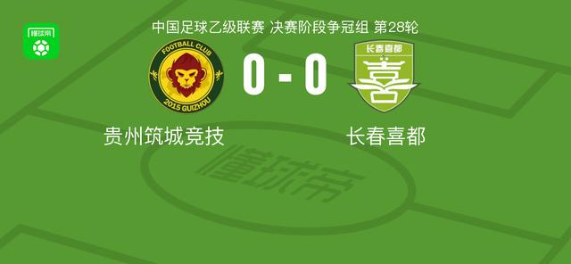 贵州筑城竞技0-0长春喜都，双方握手言和 (http://www.chichengjiaxiao.cn/) 体育 第1张