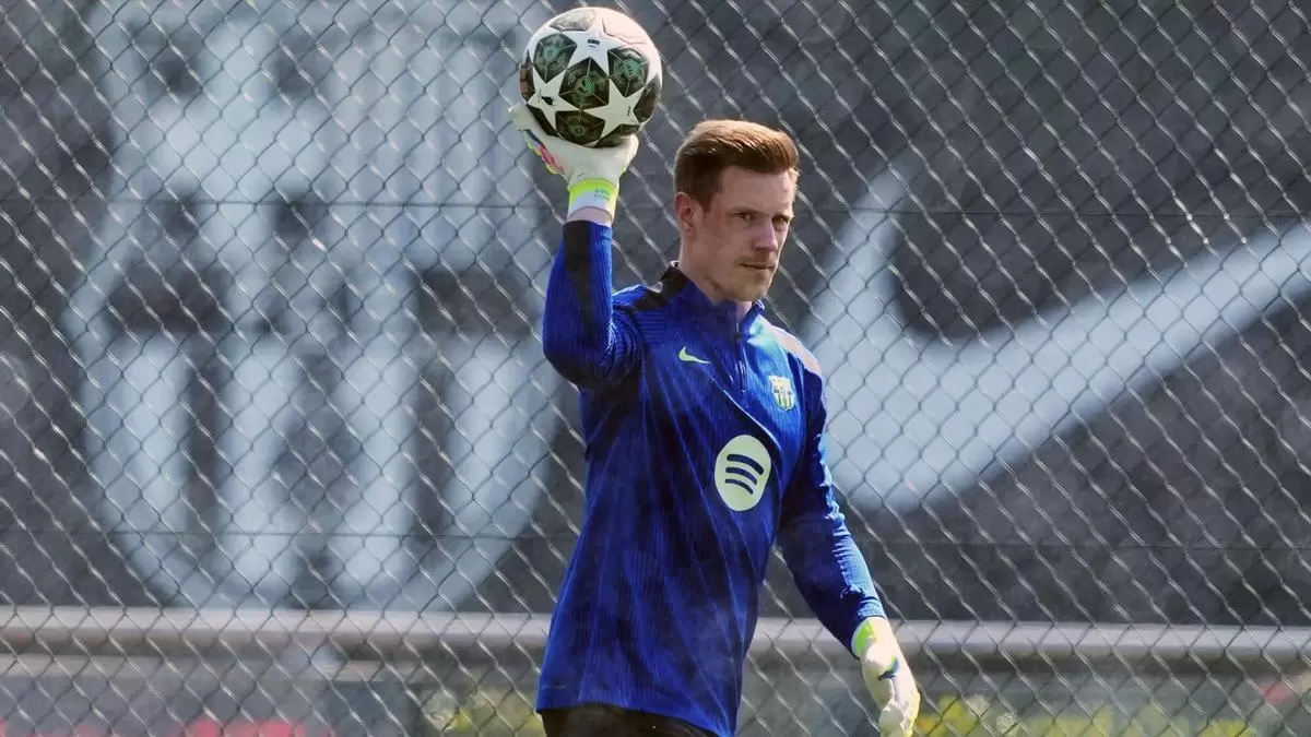 每体：特尔施特根已进行轻度训练，但还需至少1个月康复