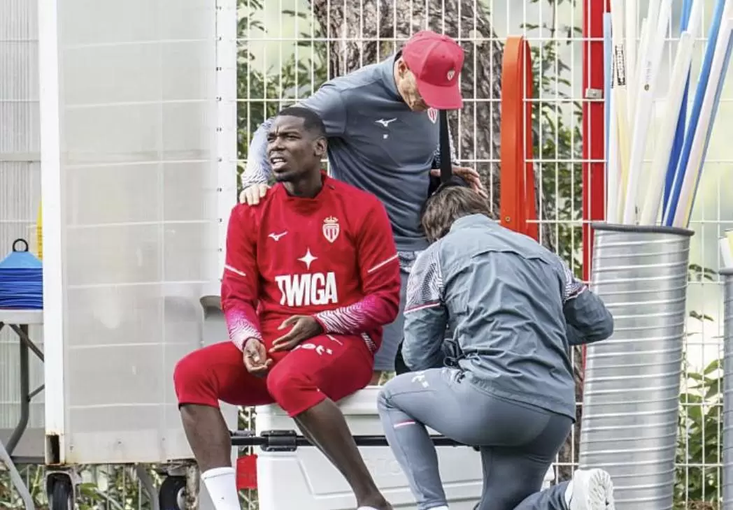 摩纳哥主帅:博格巴在训练中脚踝受伤,将接受核磁共振检查 摩纳哥主帅:博格巴在训练中脚踝受伤,将接受核磁共振检查