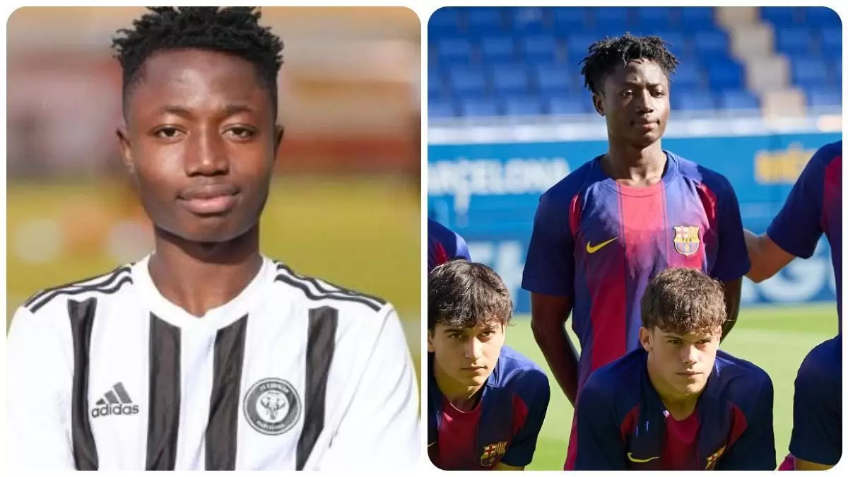 每体报道巴萨U19加里巴:偶像普约尔,有超脱黑人中卫的心智 每体报道巴萨U19加里巴:偶像普约尔,有超脱黑人中卫的心智