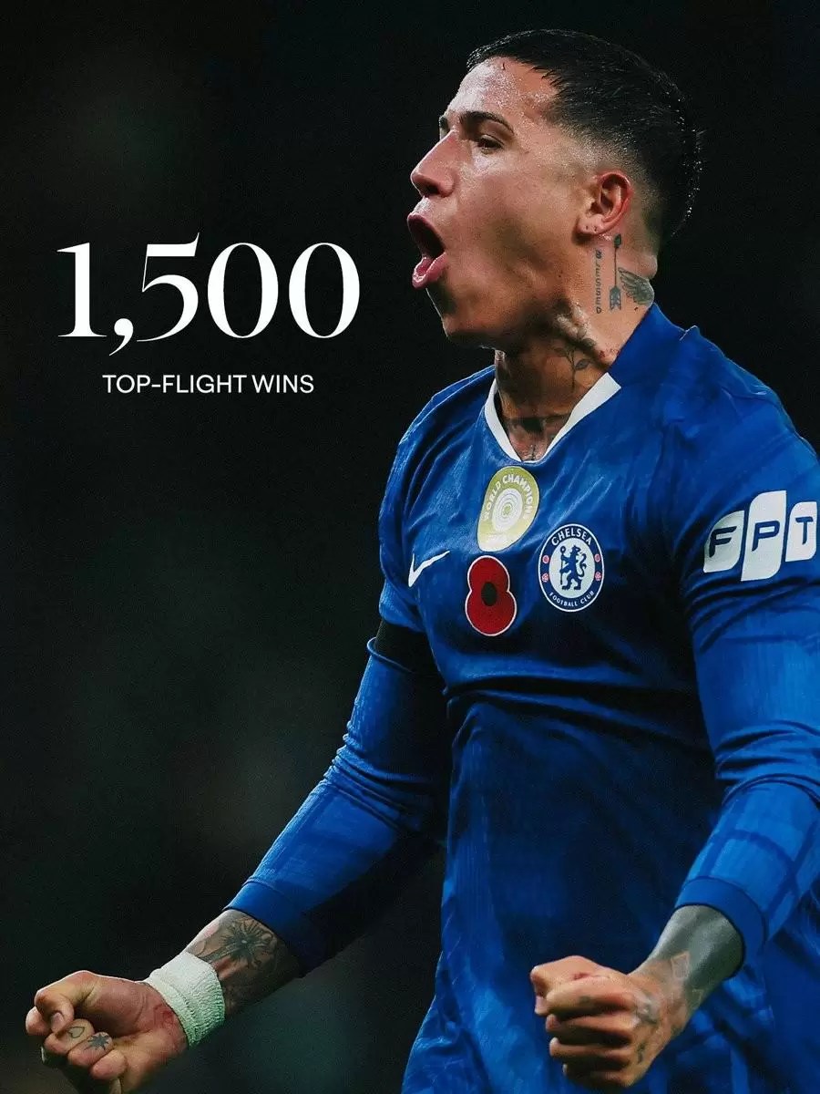 里程碑，切尔西收获队史顶级联赛第1500场胜利