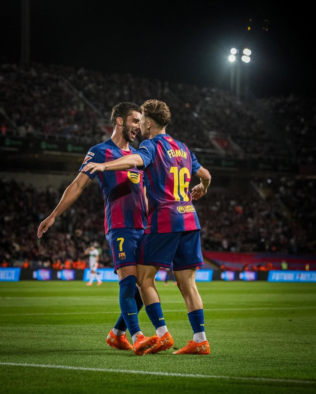 助攻双响，费尔明社媒庆祝胜利：继续前进！ (https://www.olegood.com/) pet 第3张