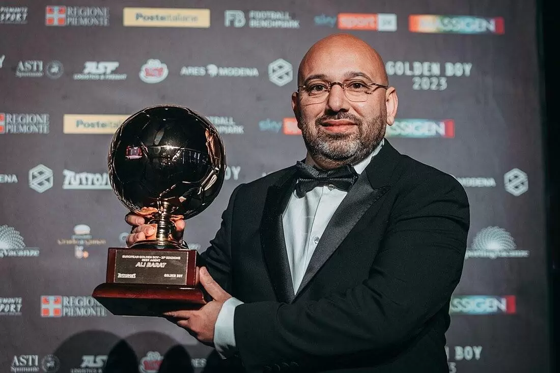 官方：赫伊森、雅克松经纪人巴拉特获2025金童奖最佳经纪人奖