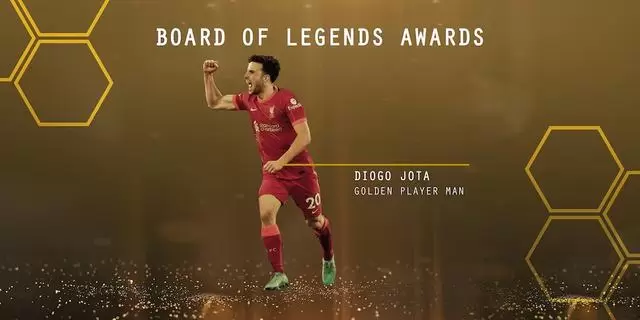 金童奖官方：迪奥戈-若塔获得2025年度最佳球员奖