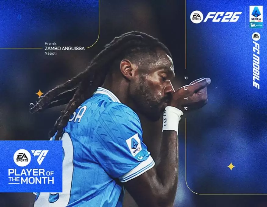 官方:那不勒斯中场安古伊萨当选意甲10月最佳球员 官方:那不勒斯中场安古伊萨当选意甲10月最佳球员