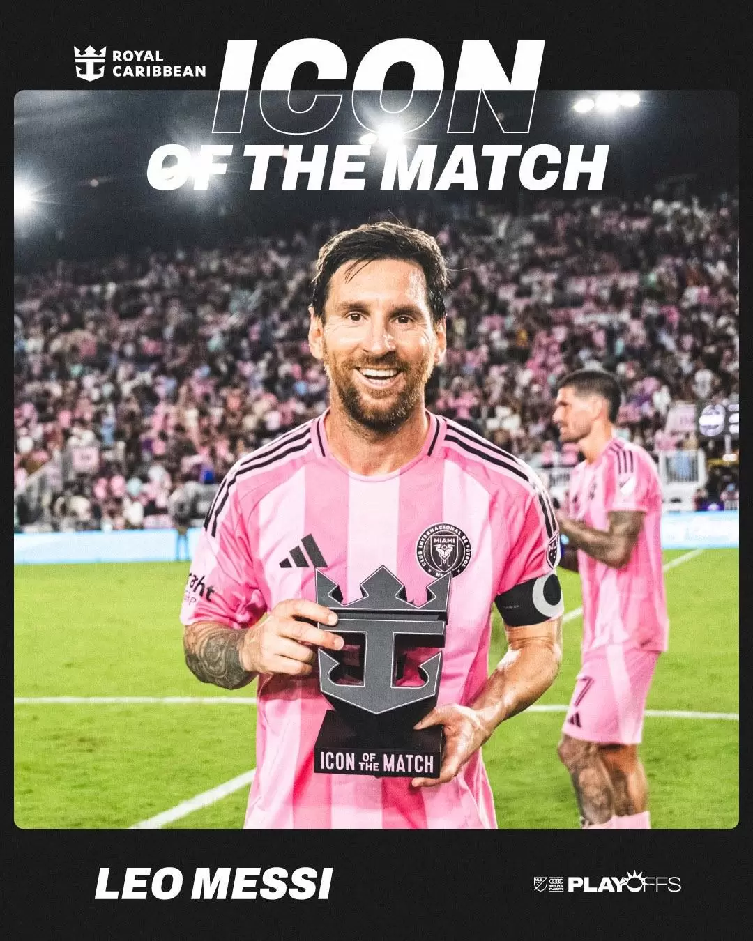 两球一助,梅西当选迈阿密国际vs纳什维尔的全场最佳球员 两球一助,梅西当选迈阿密国际vs纳什维尔的全场最佳球员