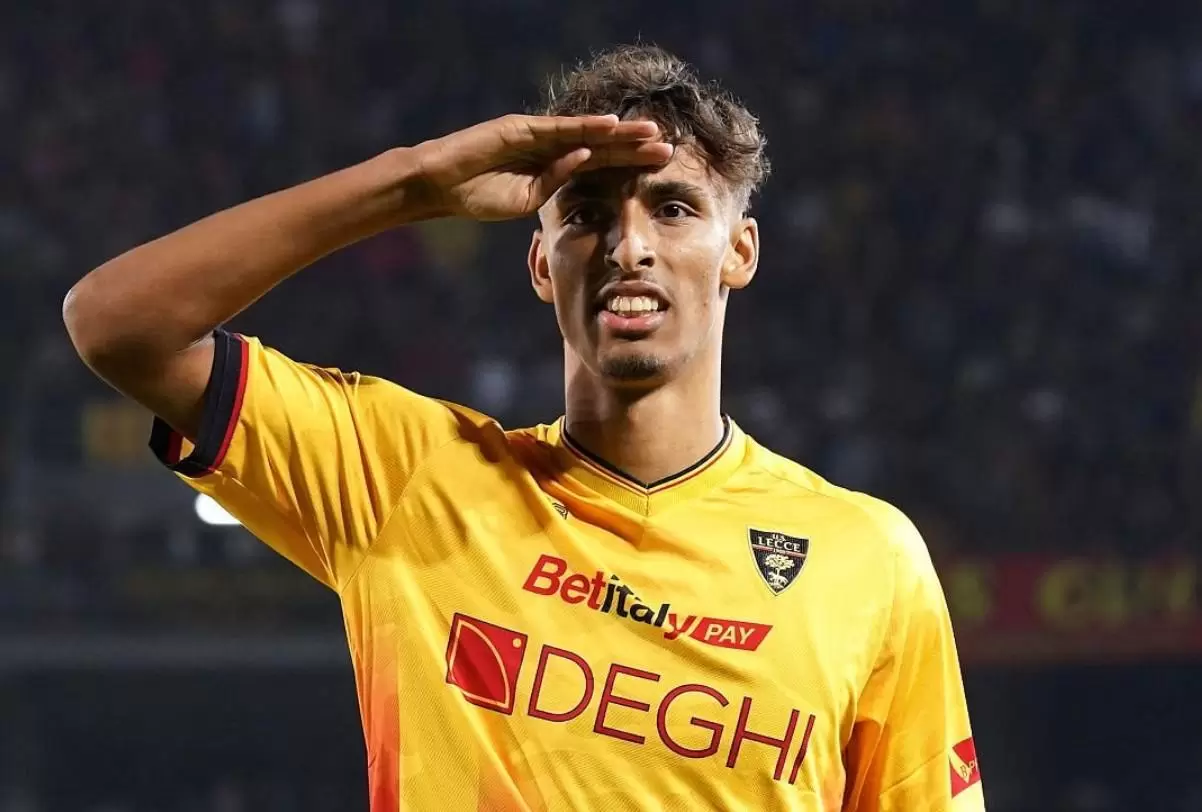 斯基拉:国米派球探考察莱切20岁中卫蒂亚戈-加布里埃尔 斯基拉:国米派球探考察莱切20岁中卫蒂亚戈-加布里埃尔