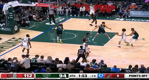 开拓者115-103雄鹿，杨瀚森出场2分半钟0出手1犯规 (https://www.olegood.com/) 体育 第2张