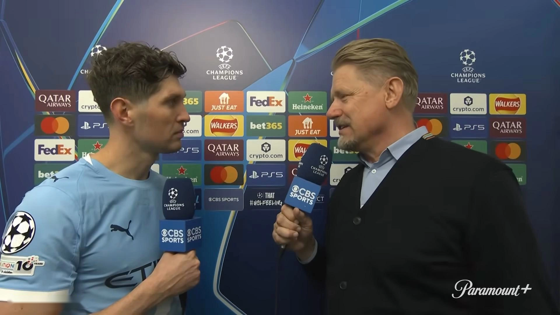 斯通斯：改打五后卫是教练的临场决定；真为福登感到开心