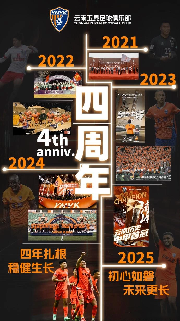 玉昆发布四周年纪念海报：是对过去的致谢，更是对未来的邀约