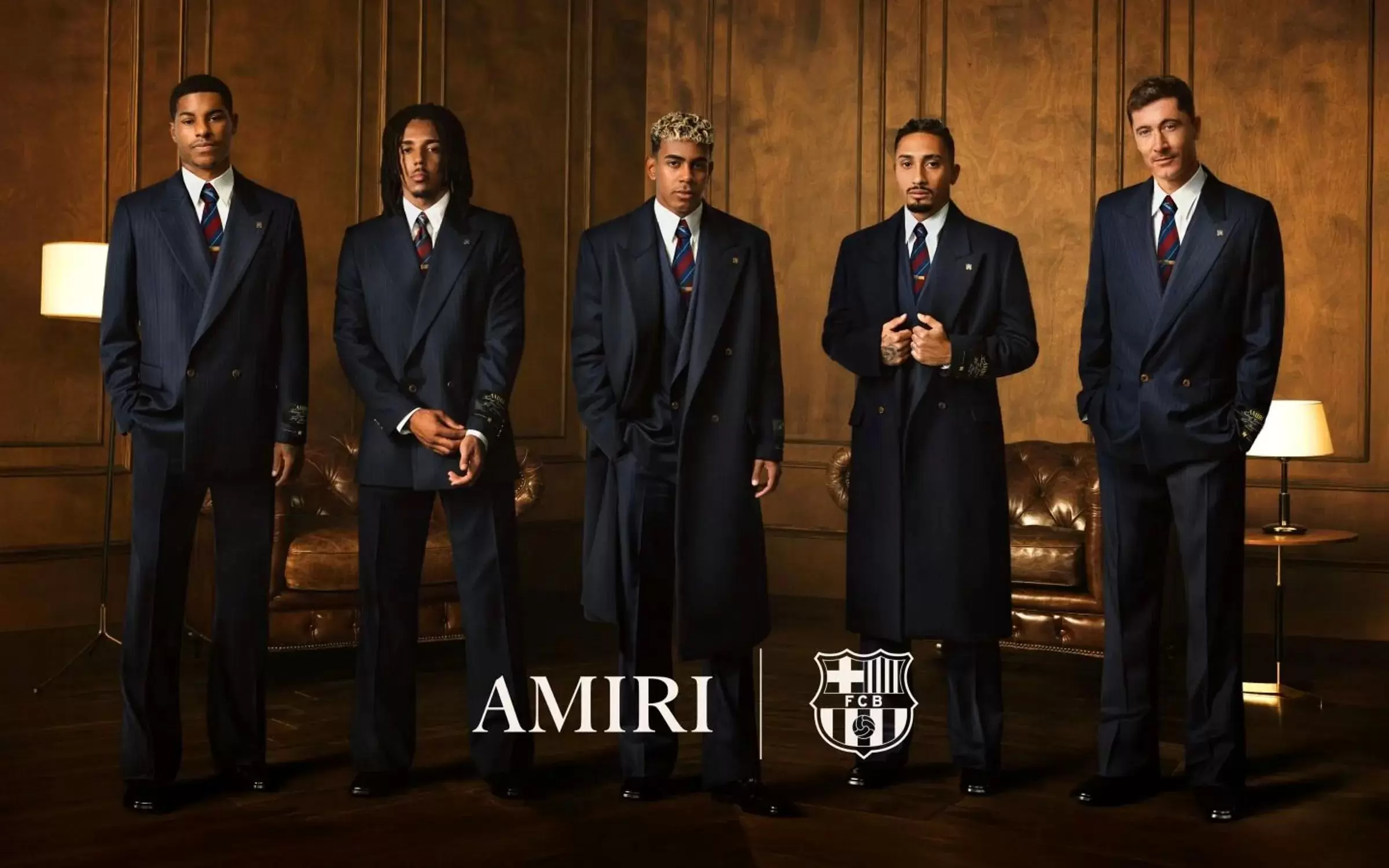 巴萨官方：美国服装品牌AMIRI成为俱乐部官方正装合作伙伴