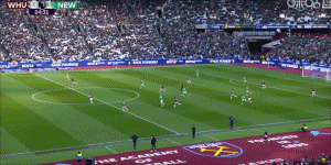 半场：西汉姆2-1纽卡，墨菲破门，帕奎塔世界波