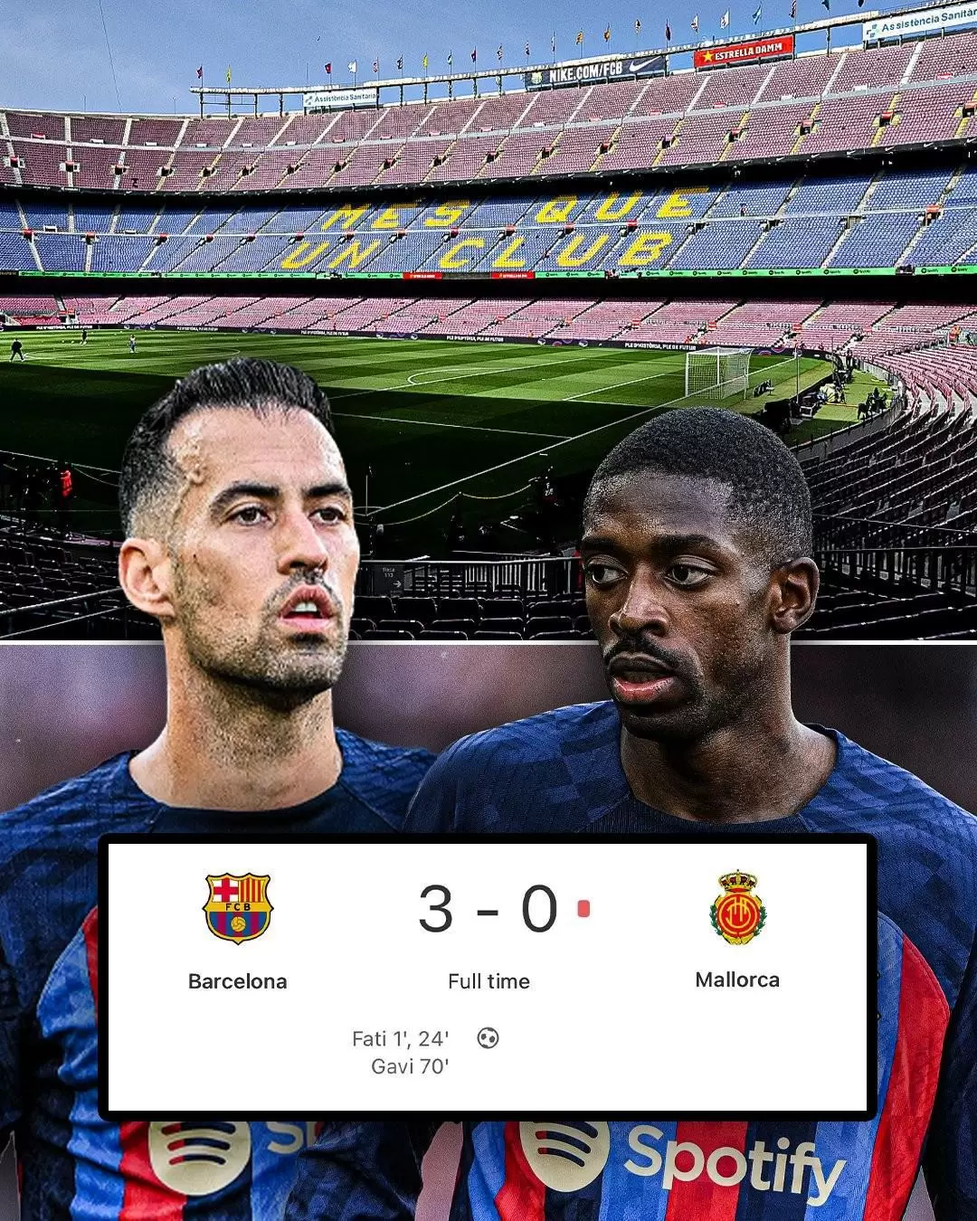 恍如隔世,巴萨上一次在诺坎普比赛法蒂双响,登贝莱助攻 恍如隔世,巴萨上一次在诺坎普比赛法蒂双响,登贝莱助攻