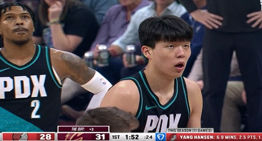 开拓者背靠背122-110骑士，杨瀚森2分1板1助1帽 (https://www.olegood.com/) 体育 第5张