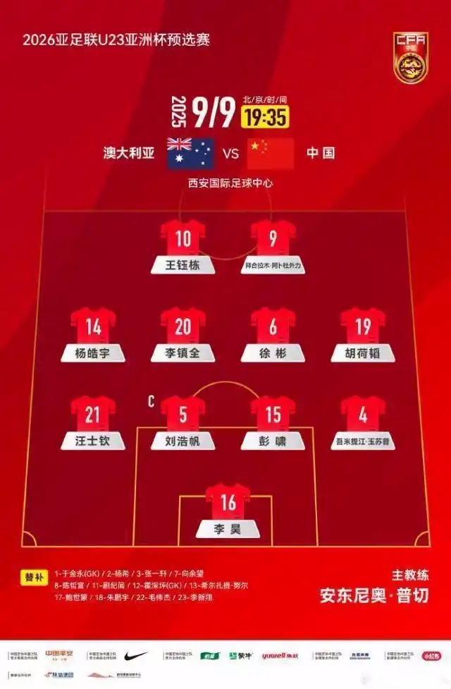 中国U22国足战平澳大利亚昂首出线，四人表现出色，拜合拉木领衔 (http://www.busunion.cn/) 体育 第3张