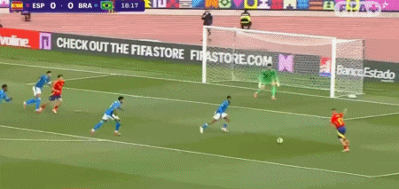 半场：西班牙U20 0-0巴西U20，克鲁斯中柱，路易吉进球被吹 (http://www.chichengjiaxiao.cn/) 体育 第4张