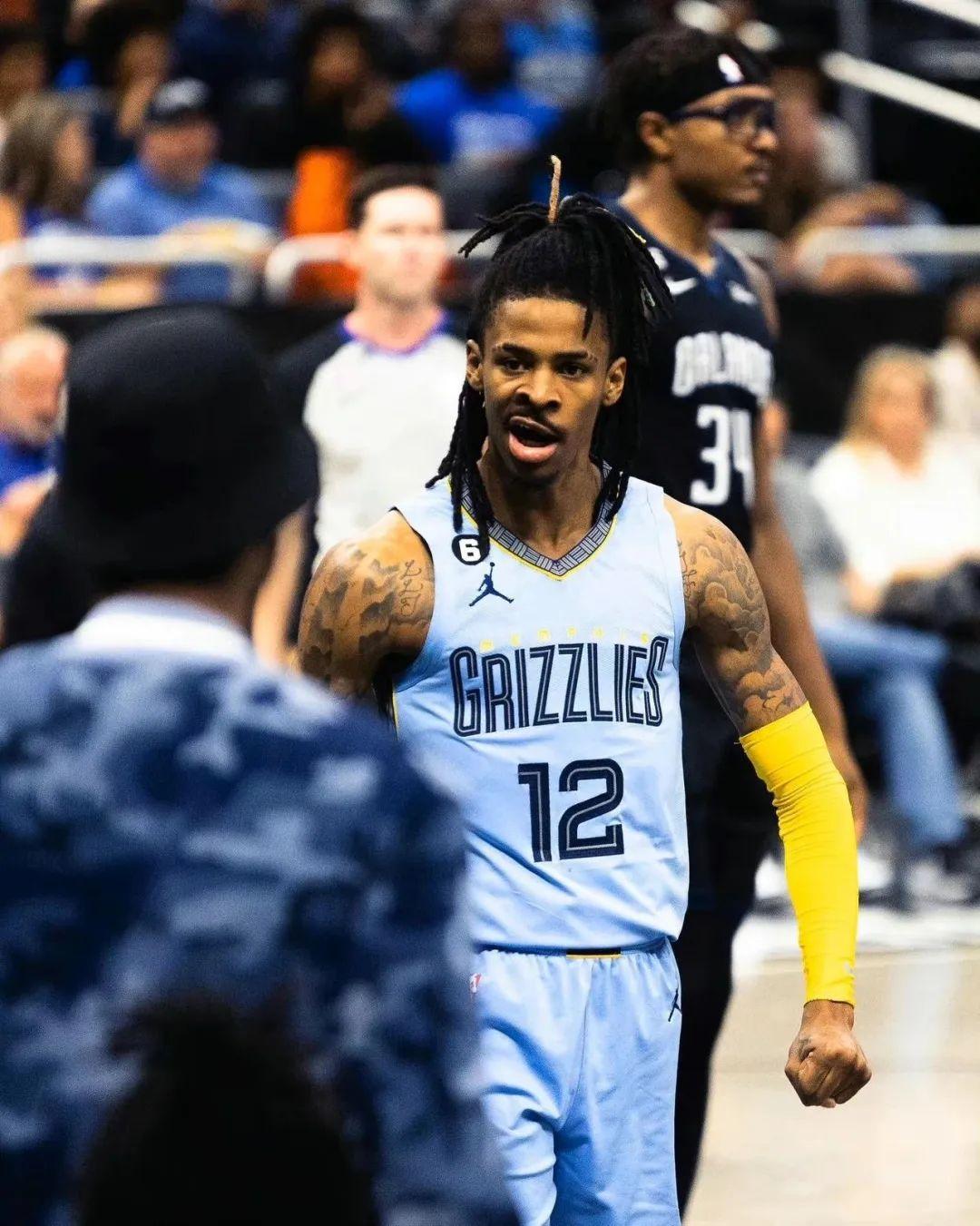 莫兰特直播秀枪惹怒nba!灰熊大将赛季报销!